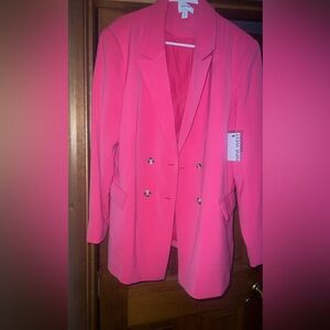 Nine West hot pink blazer